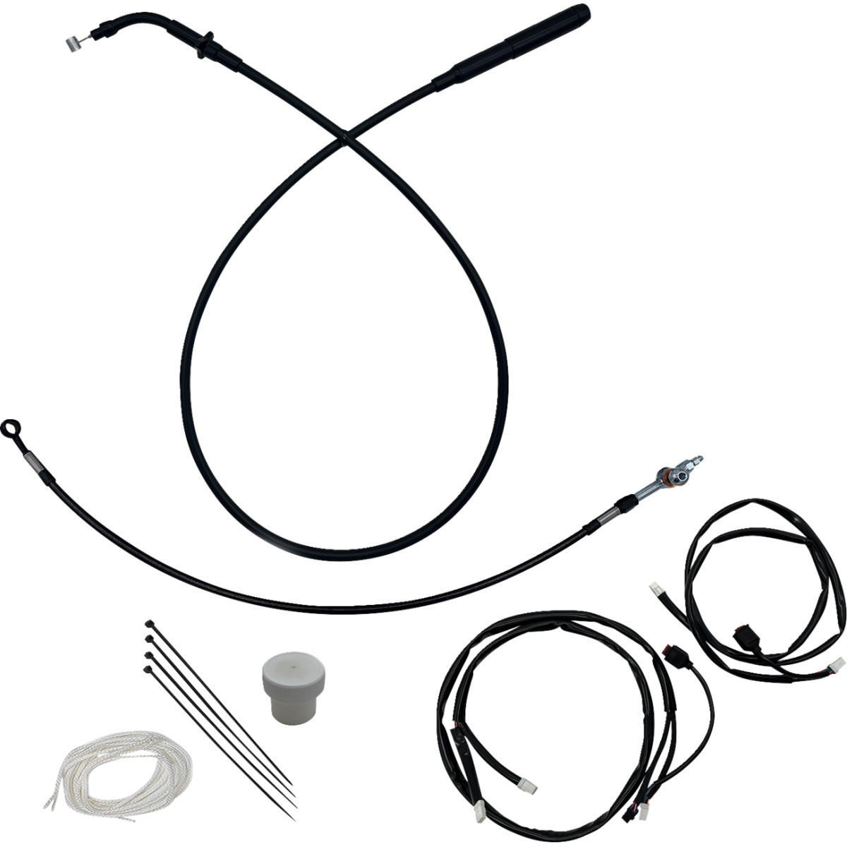 FAT Baggers INC. #149016-B - EZ Install Kit - +8" - FLHX/SE - Black