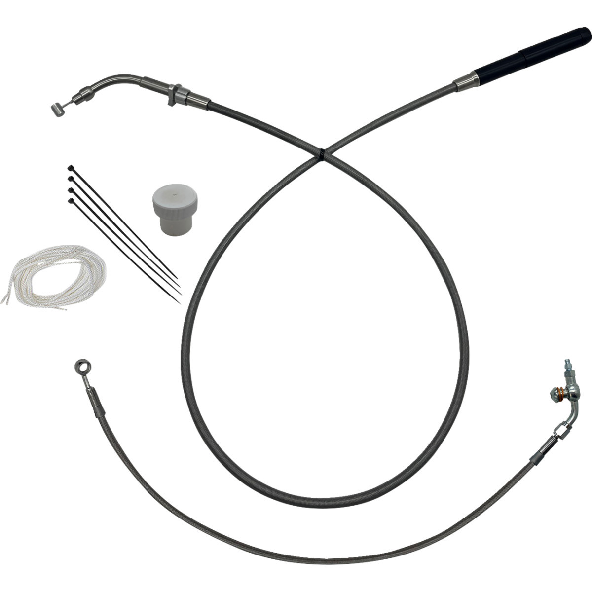 FAT Baggers INC. #149914 - EZ Install Kit - +4" - FLTR/SE - Braided