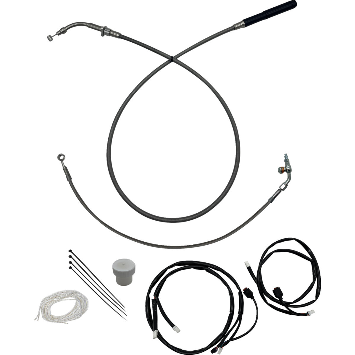 FAT Baggers INC. #149918 - EZ Install Kit - +8" - FLTR/SE - Braided