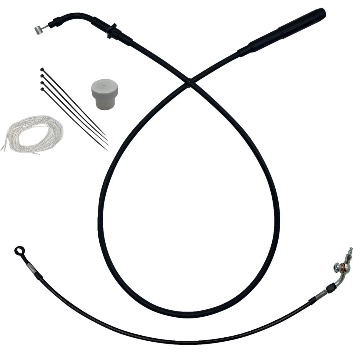FAT Baggers INC. #149914-B - EZ Install Kit - +4" - FLTR/SE - Black