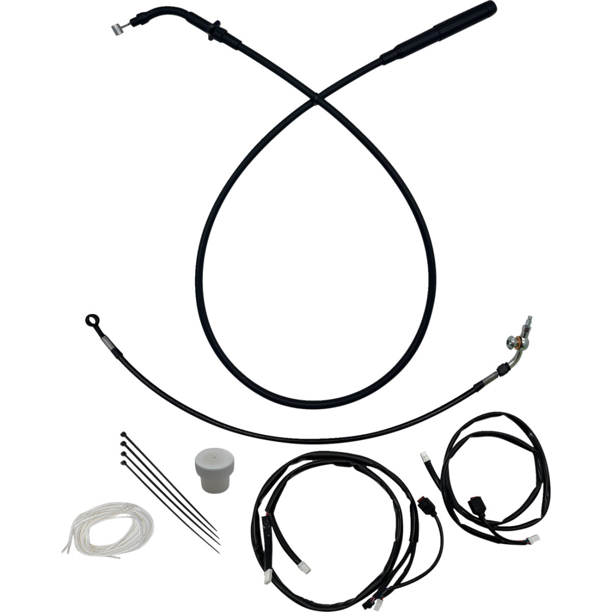FAT Baggers INC. #149918-B - EZ Install Kit - +8" - FLTR/SE - Black