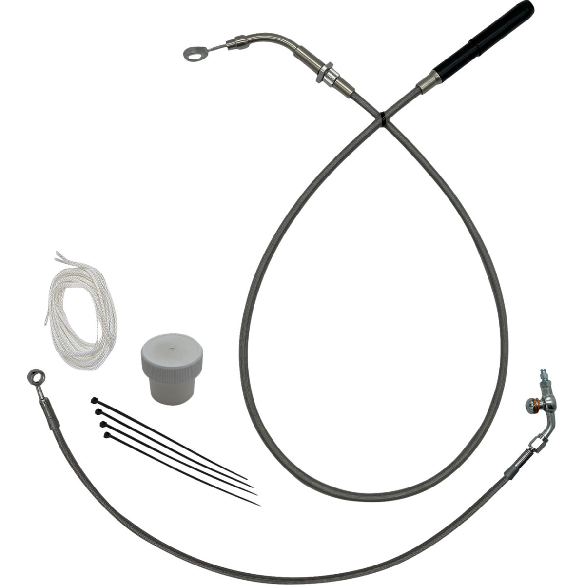 FAT Baggers INC. #119914 - EZ Install Kit - +4" - '21-'25 FLTR - Braided