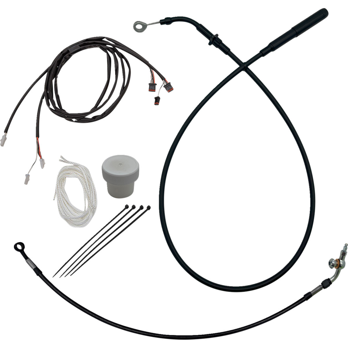 FAT Baggers INC. #119916-B - EZ Install Kit - +6" - '21-'25 FLTR - Black