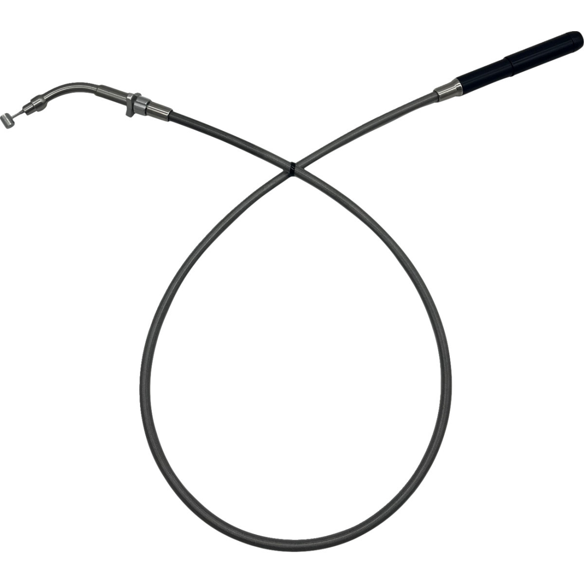 FAT Baggers INC. #108004 - EZ Install Upper Clutch Cable - FLHX/FLTR,SE - +4" - Braided Stainless Steel