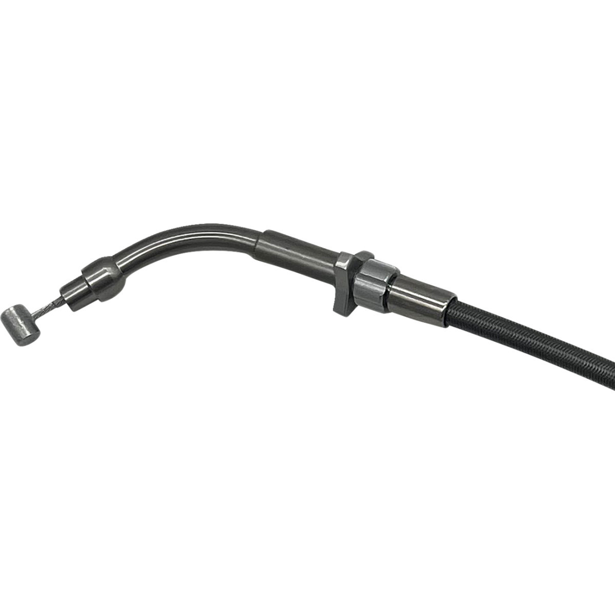 FAT Baggers INC. #108006 - EZ Install Upper Clutch Cable - FLHX/FLTR,SE - +6" - Braided Stainless Steel