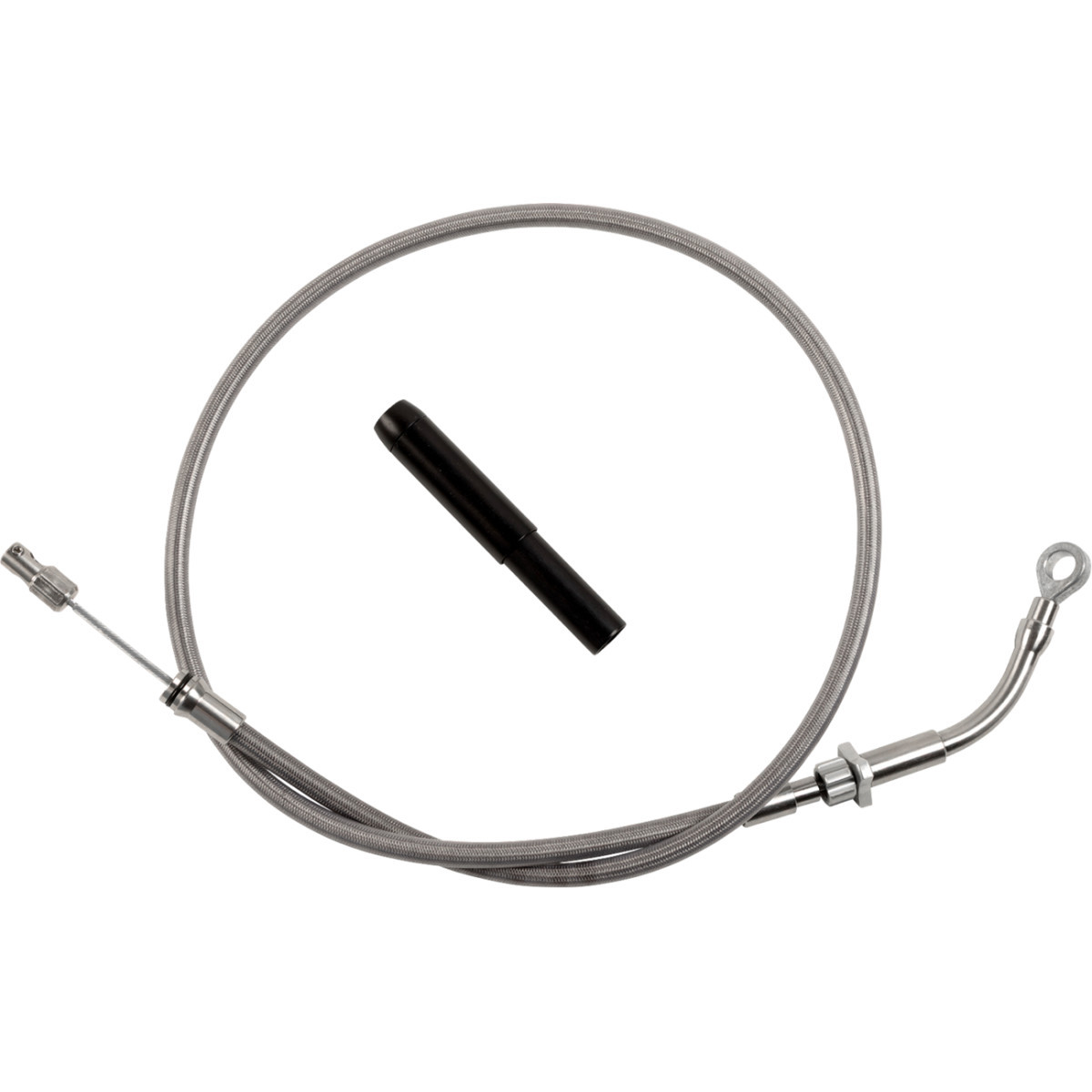 FAT Baggers INC. #118000 - EZ Install Upper Clutch Cable - FLTR/FLHX '21-'23 - Stock - Braided Stainless Steel