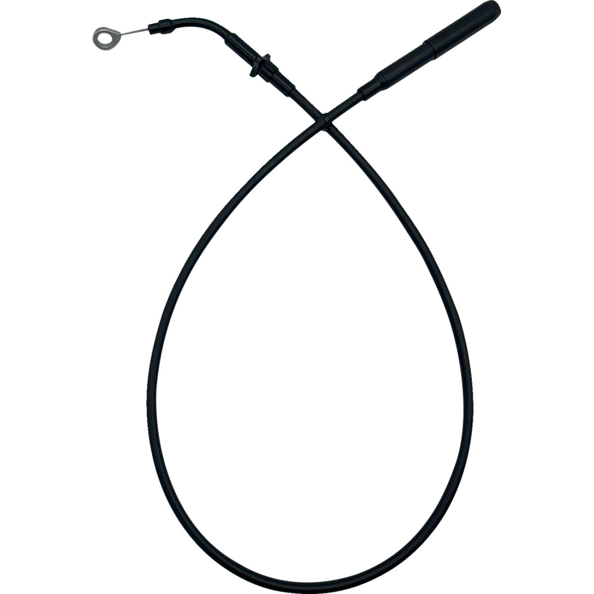 FAT Baggers INC. #118000-B - EZ Install Upper Clutch Cable - FLTR/FLHX '21-'23 - Stock - Black Vinyl