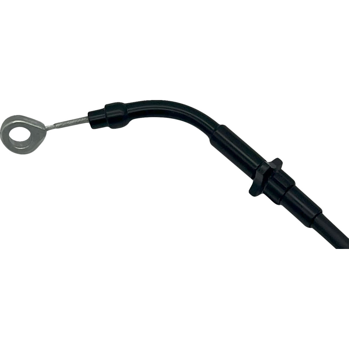 FAT Baggers INC. #118008-B - EZ Install Upper Clutch Cable - FLTR/FLHX '21-'23 - +8" - Black Vinyl