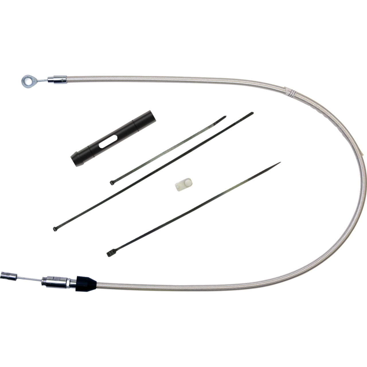 Magnum Shielding #523402HE - Polished Stainless Quick Connect Upper Clutch Cable - 32"