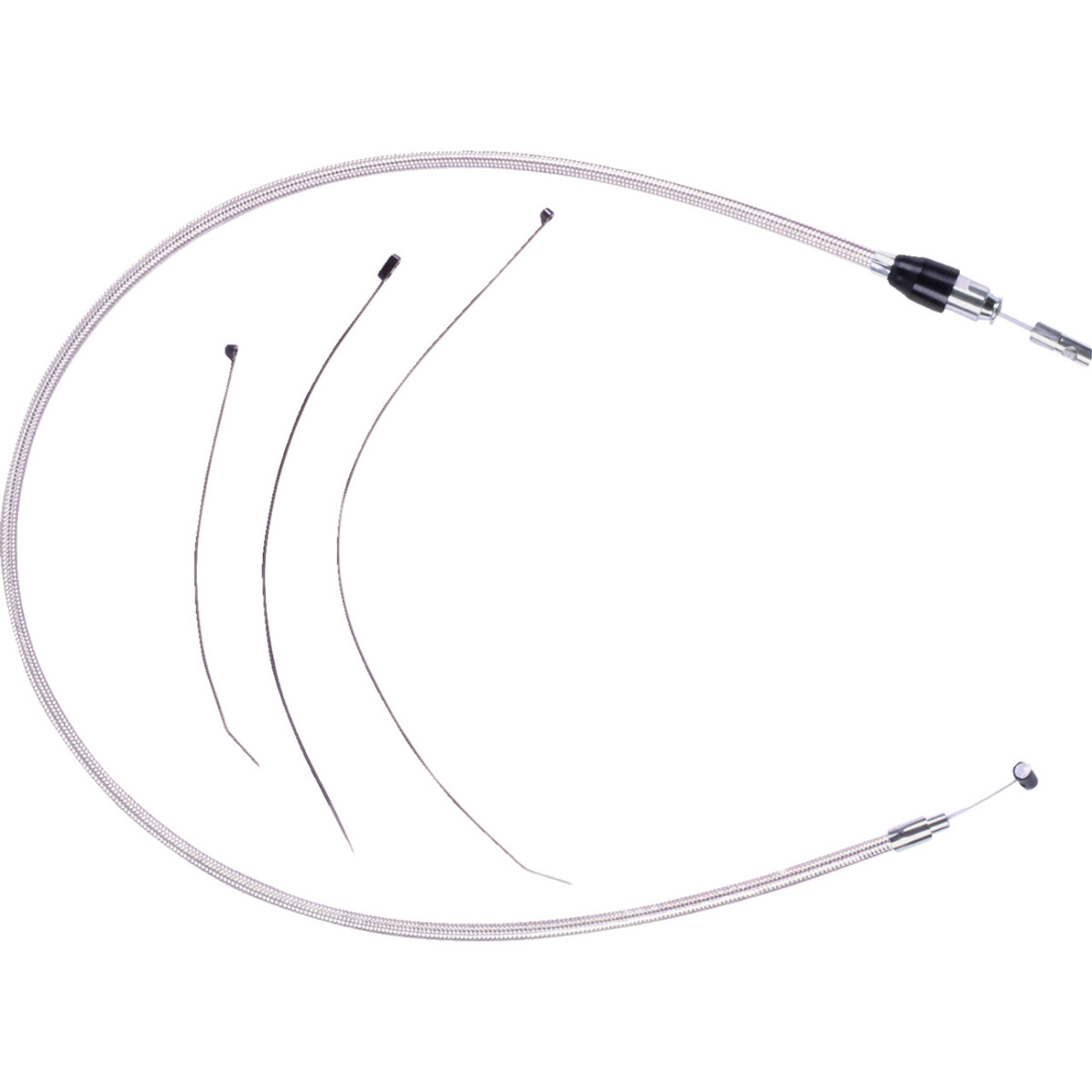 Magnum Shielding #523810HE - Polished Stainless Quick Connect Upper Clutch Cable - 53"