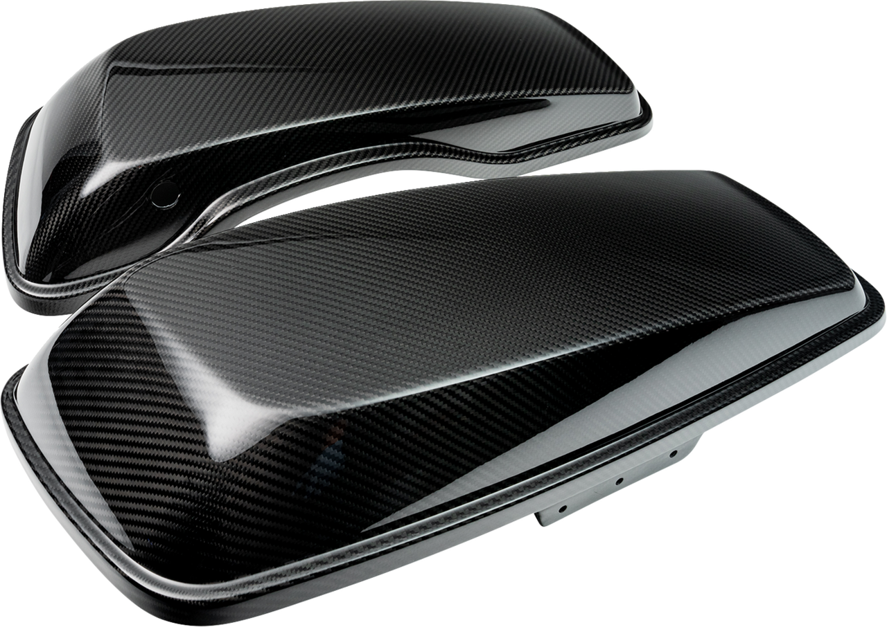 Slyfox #1020-SBLC-G - Saddlebag Lids - Carbon Gloss - FL '14-'23