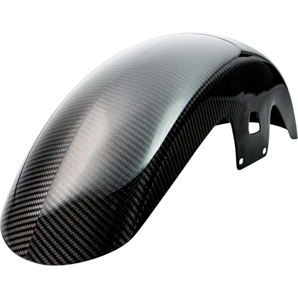 Slyfox #1027-FF1C-G - Front Fender - Mid Length - Carbon Fiber/Gloss