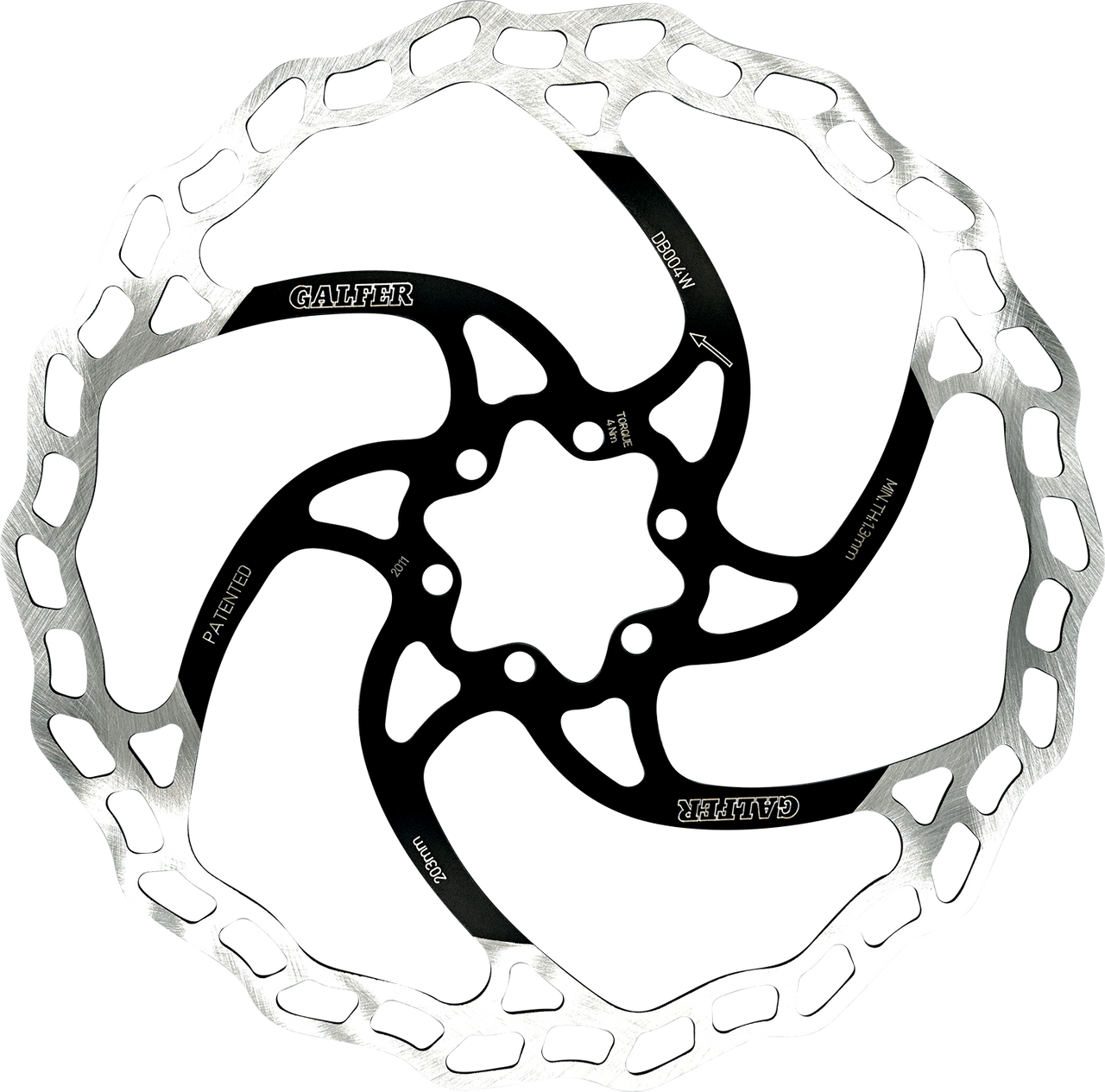 Galfer #DB004W - Wave Brake Rotor - 203 mm x 1.8 mm