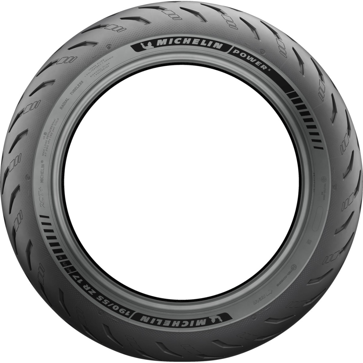 Michelin #21837 - Tire - Power 5 - Rear - 190/55ZR17 - (75W)