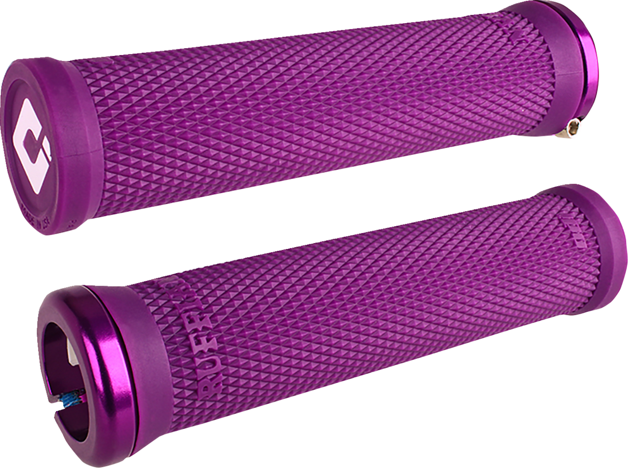 ODI #L33RFPR-PR  - Ruffian 2.1 Lock-On Grips - PWC - Purple/Purple