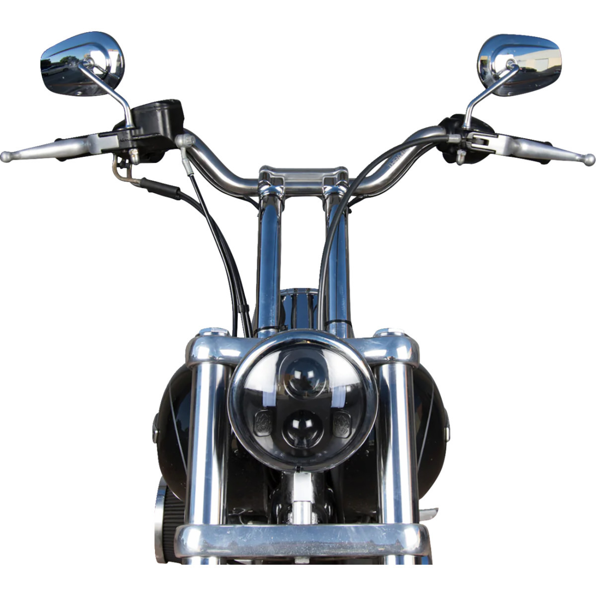 Thrashin Supply CO. #TSC-2804-1 - 1" Handlebar - Mid Bend - Black