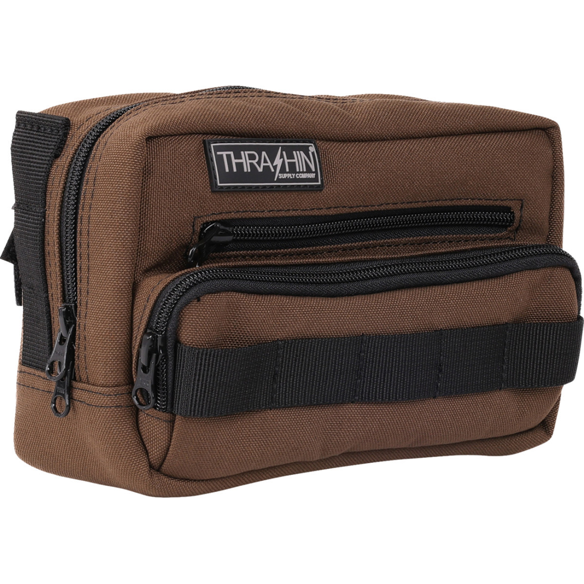 Thrashin Supply CO. #THB-0009 - Handlebar Bag Plus - Brown