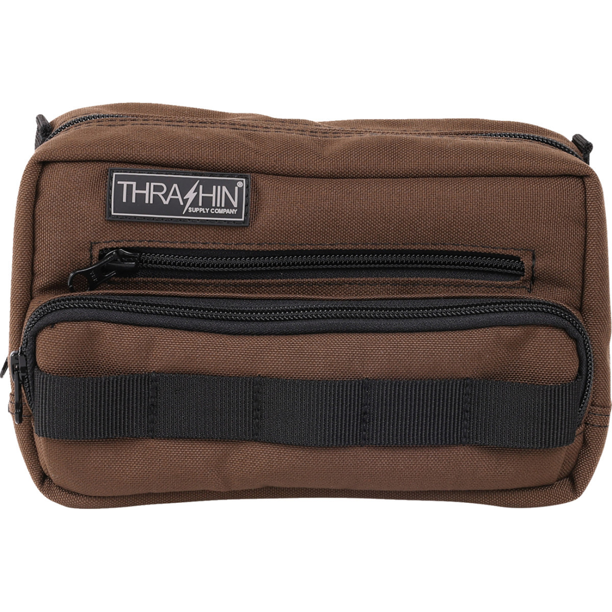 Thrashin Supply CO. #THB-0009 - Handlebar Bag Plus - Brown