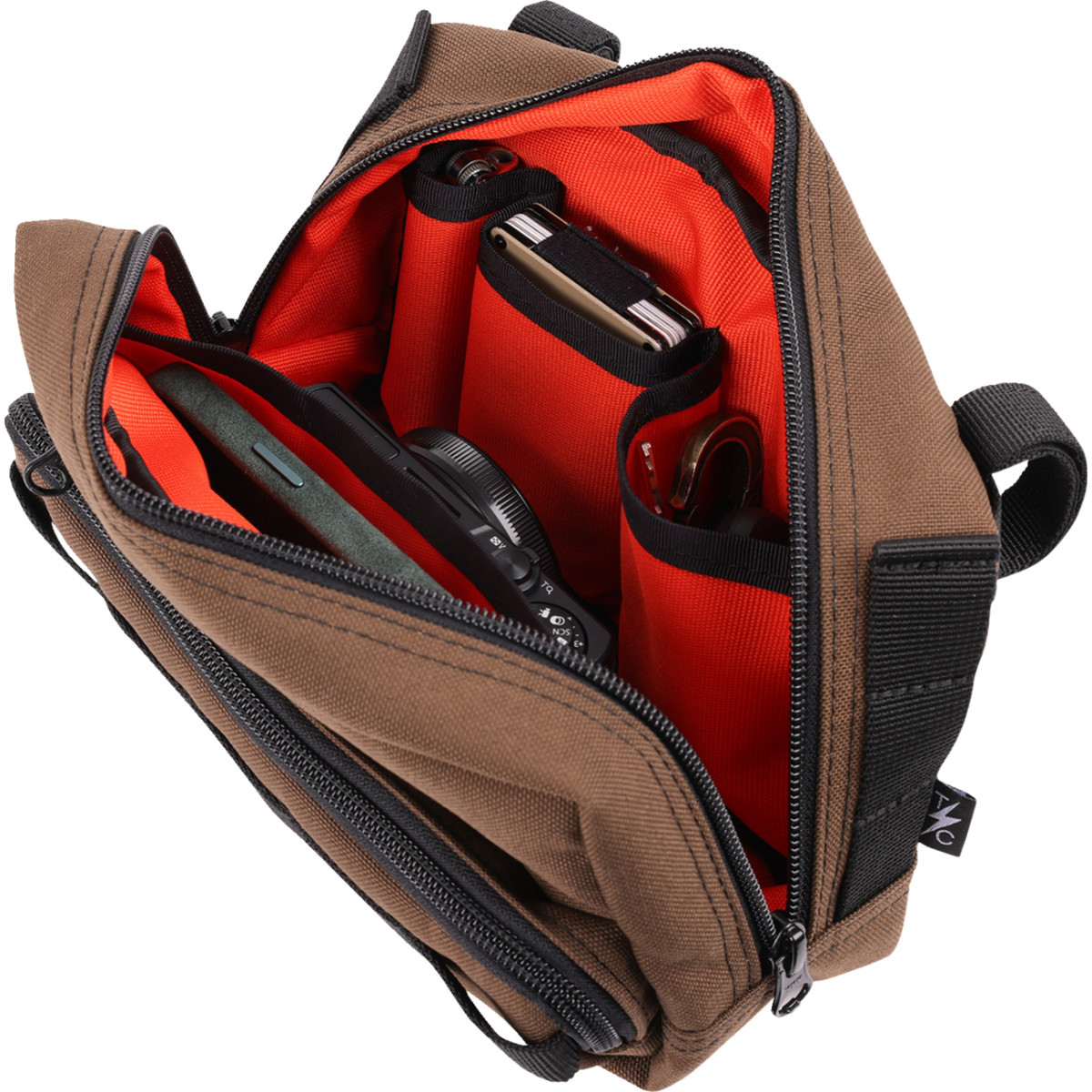 Thrashin Supply CO. #THB-0009 - Handlebar Bag Plus - Brown