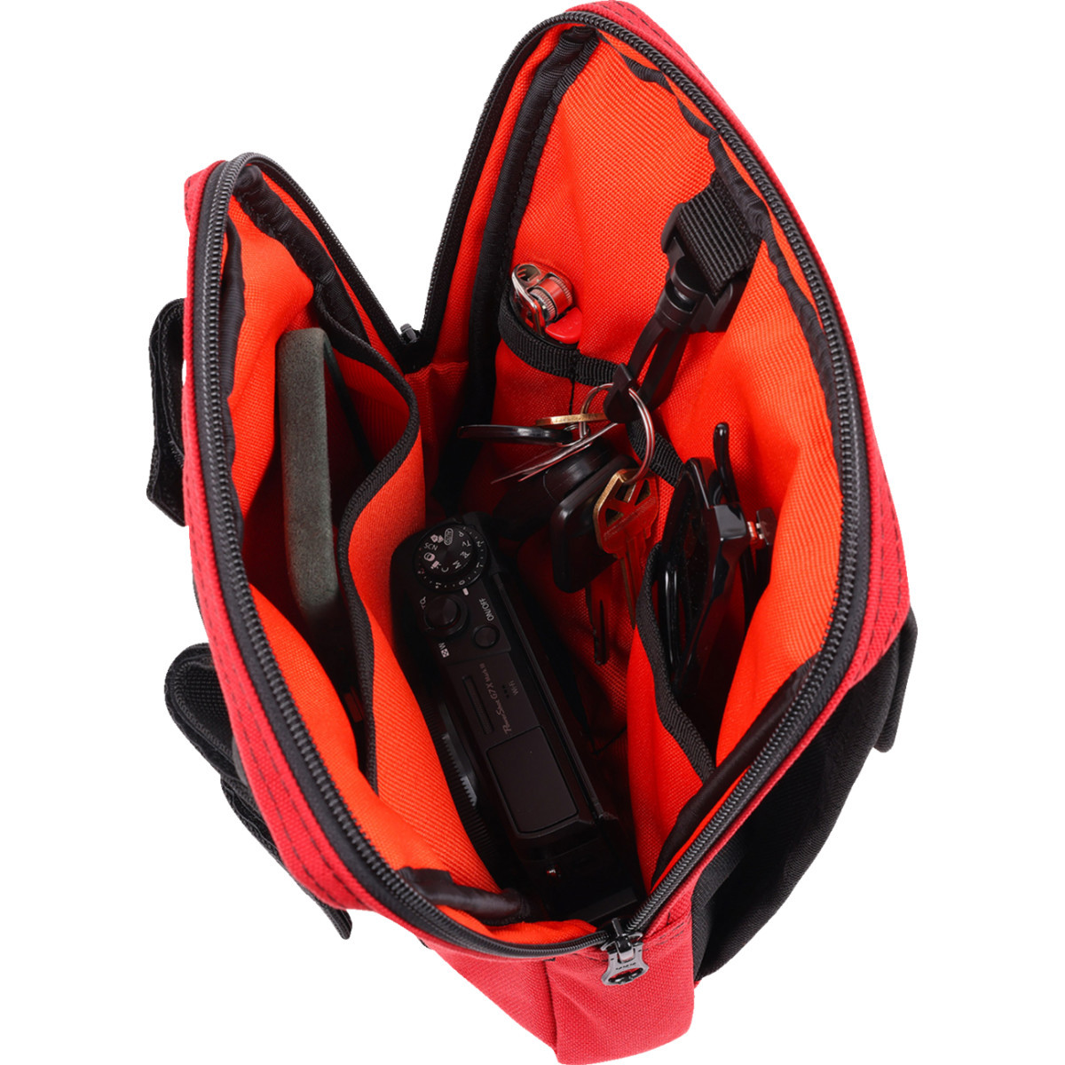 Thrashin Supply CO. #THB-0034 - Handlebar Bag Slim - Red