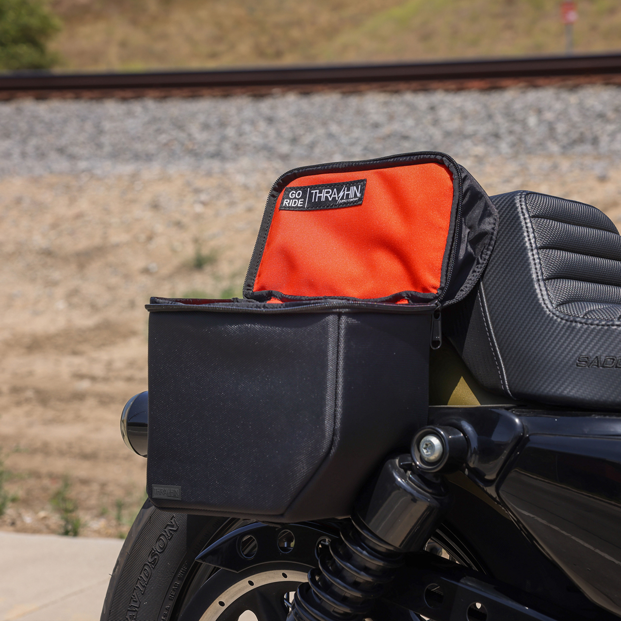 Thrashin #TSB-0019 - Mini Essential Saddlebags - 8 Liter