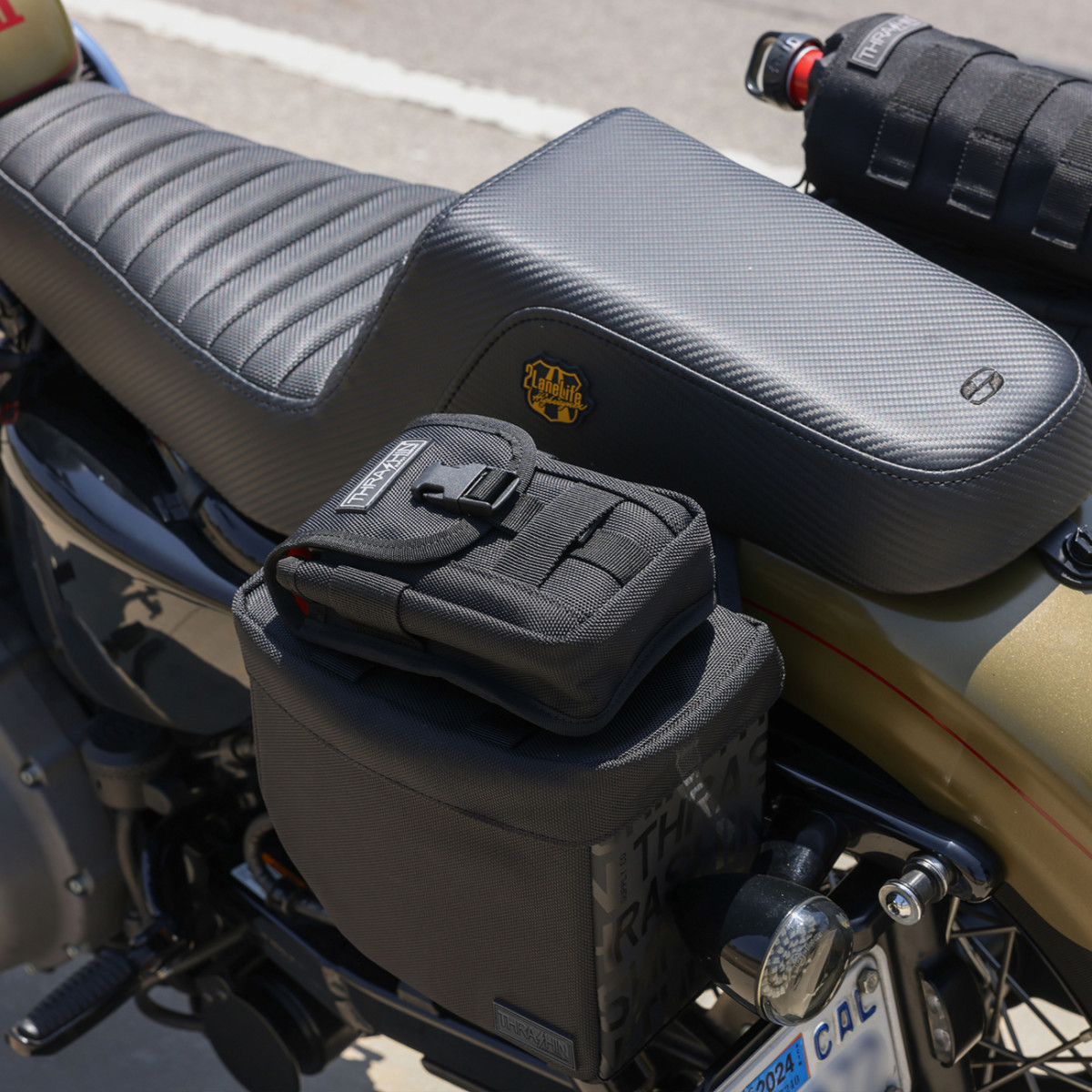 Thrashin Supply CO. #TSB-0019 - Mini Essential Saddlebags - 8 Liter