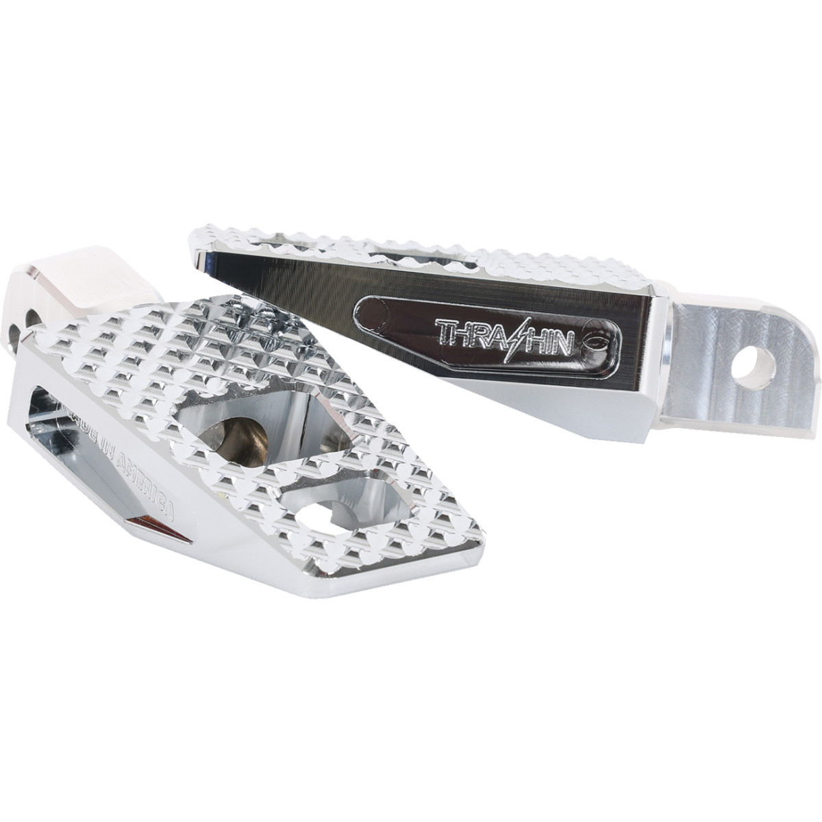 Thrashin Supply CO. #TSC-2020-3-SR - P-54 Foot Pegs - Rear - Chrome