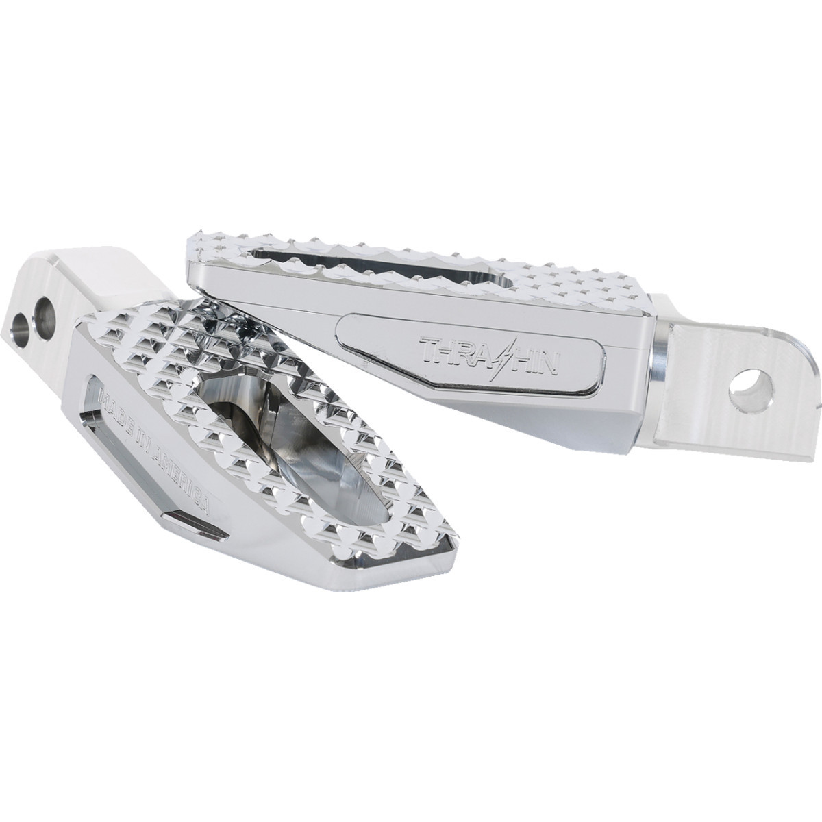 Thrashin Supply CO. #TSC-2021-3-SR - P-54 Foot Pegs - Rear - Chrome