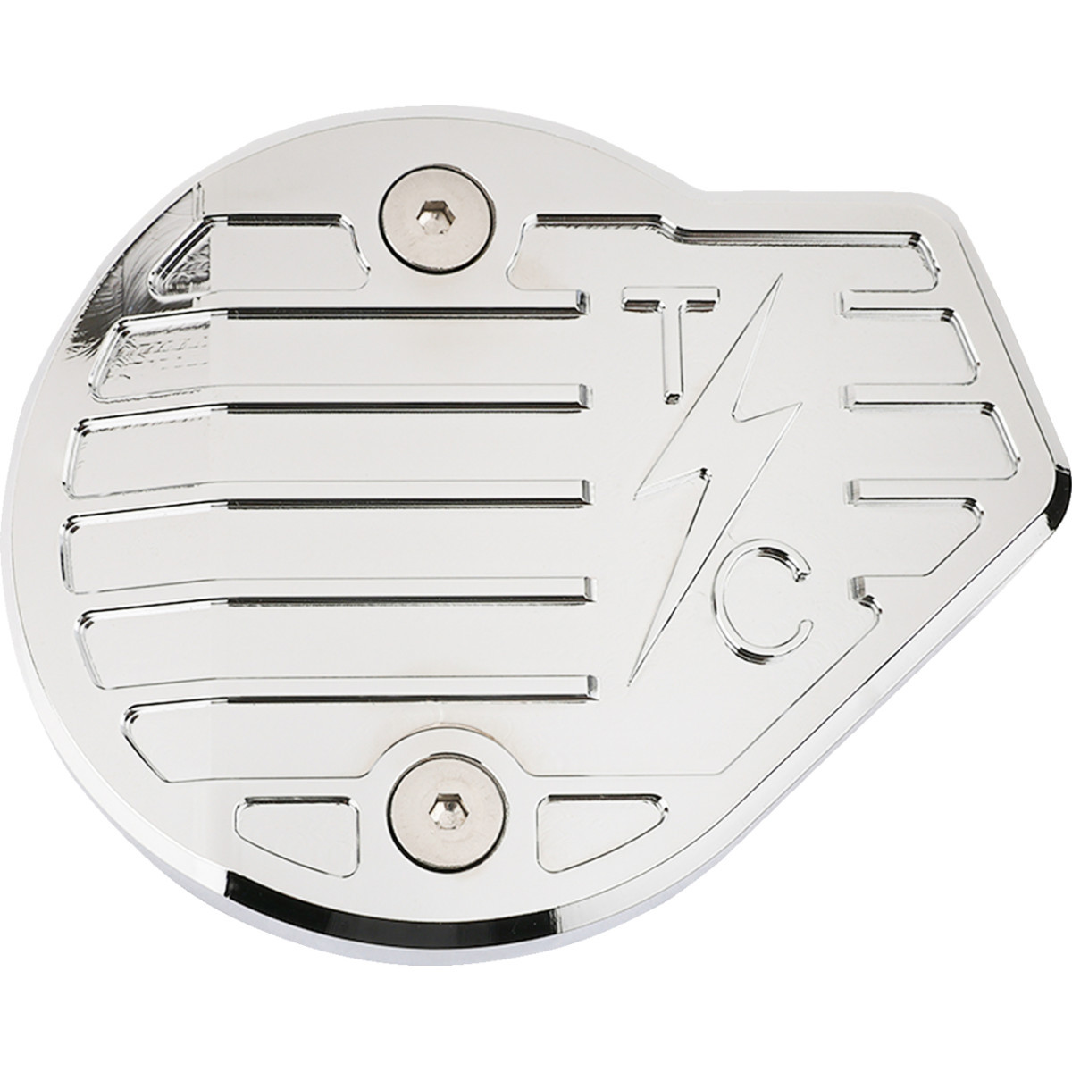 Thrashin Supply CO. #TSC-3029-3 - Cam Cover - Gen 2 - Finned - Chrome - M8