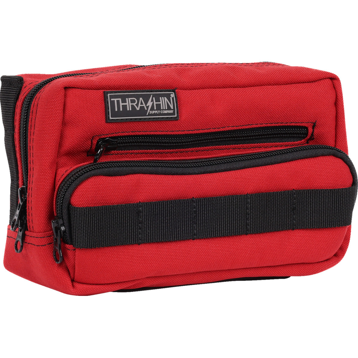 Thrashin Supply CO. #THB-0017 - Handlebar Bag Plus - Red