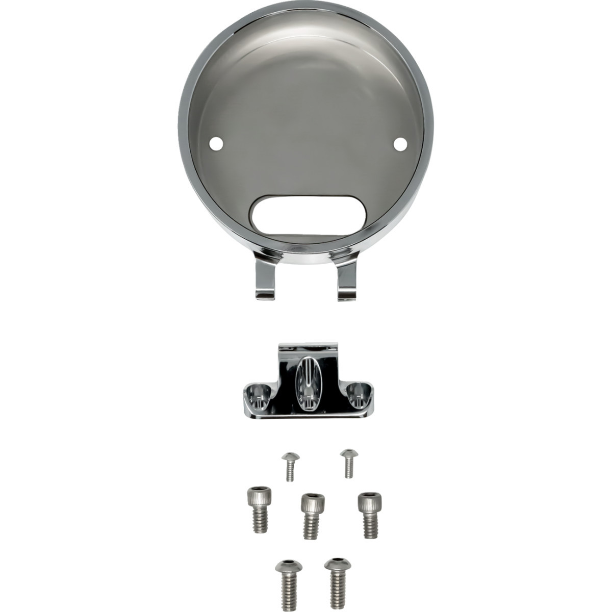 Kodlin USA #KUS55140 - Round Gauge Bezel - For Ascent Pro Riser - Chrome