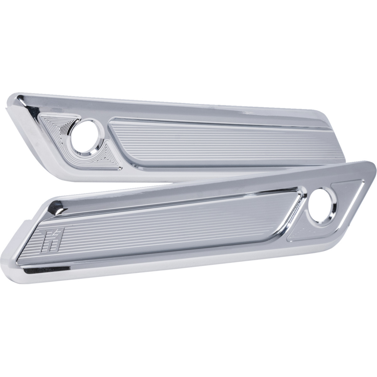 Kodlin USA #K59491 - Saddlebag Latch Covers - Chrome - FLHX/FLTRX '23-'24