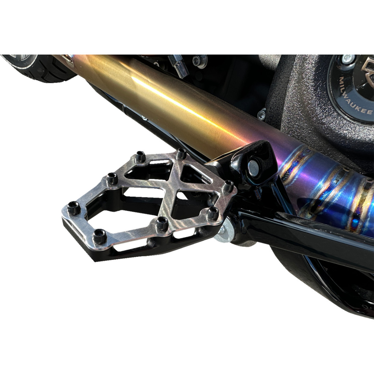 Kodlin USA #K73255 - NXL Foot Pegs - Black w/ Stainless Steel