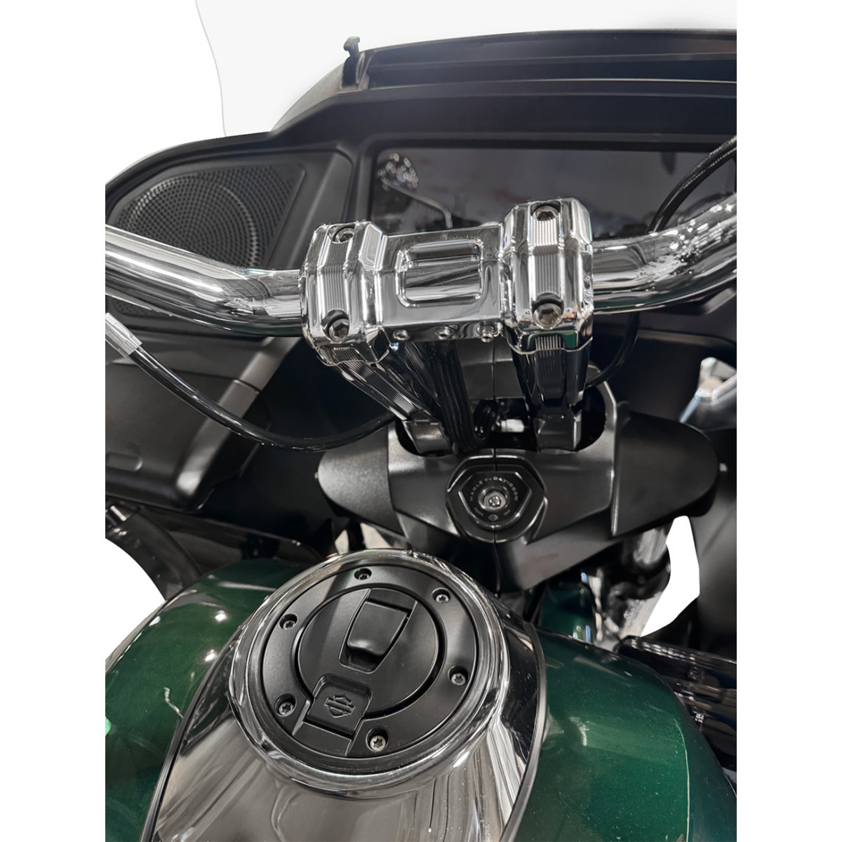 Kodlin USA #KUS55136 - Ascent Pro Risers - Pullback - 8" - Chrome