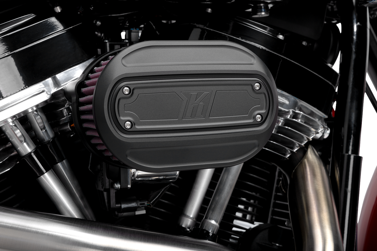 Kodlin USA #K29244  - Oval Air Cleaner Kit - Black - M8
