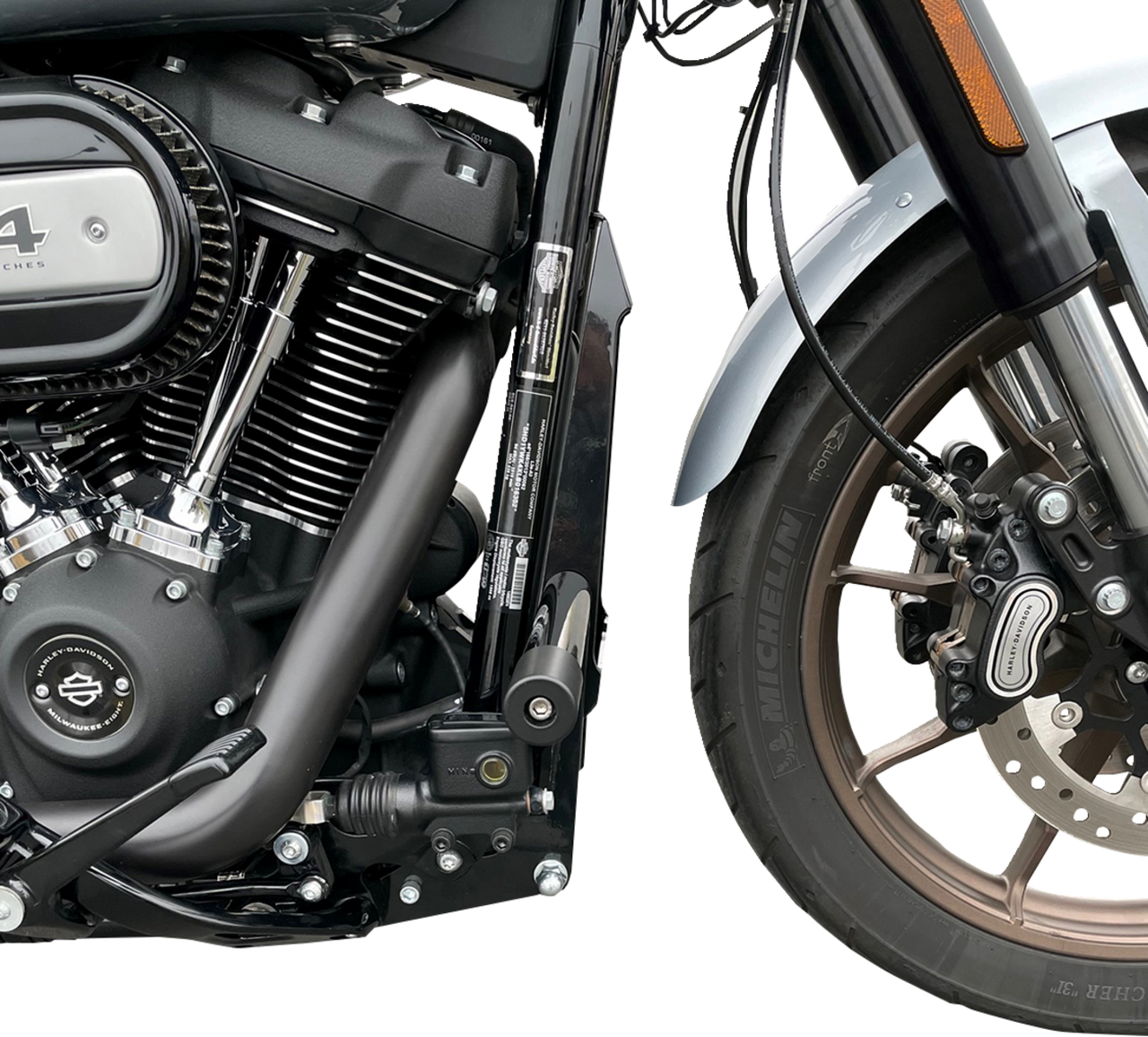 Kodlin USA #K59515  - Engine Guards - Front - Black - Softail