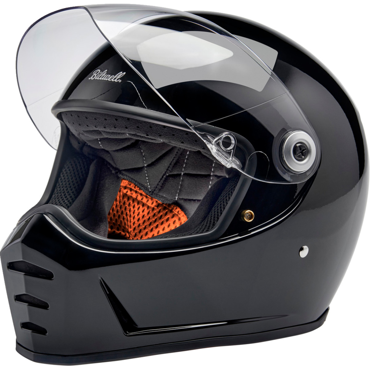 Biltwell #1004-101-502 - Lane Splitter Helmet - Gloss Black - Small