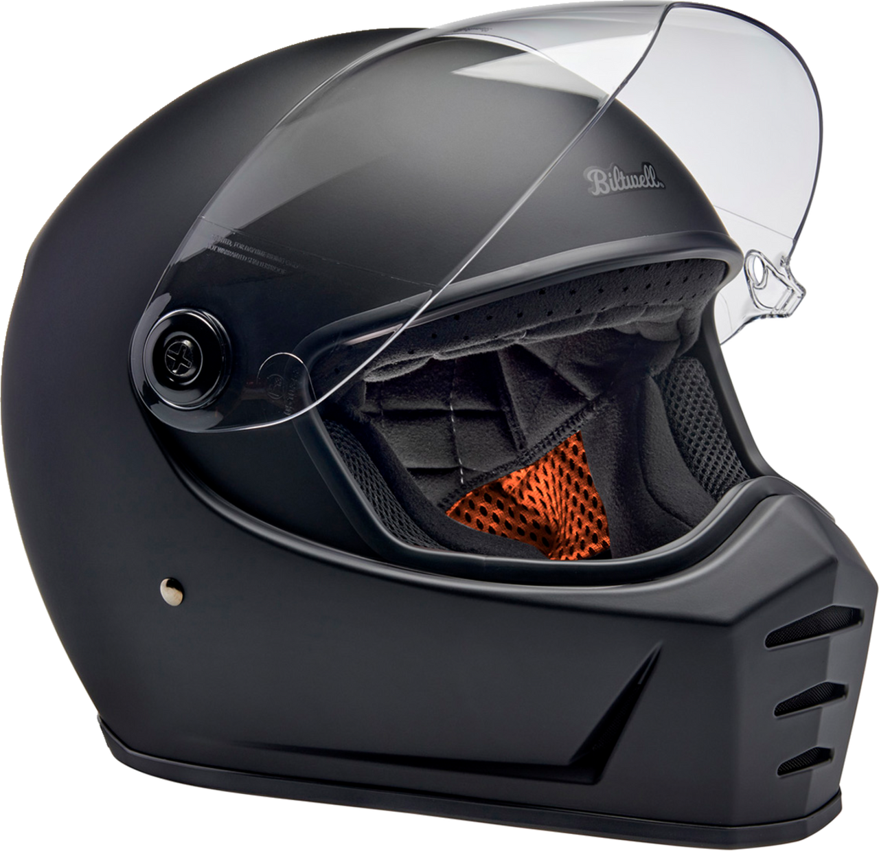 Biltwell #1004-201-506  - Lane Splitter Helmet - Flat Black - 2XL