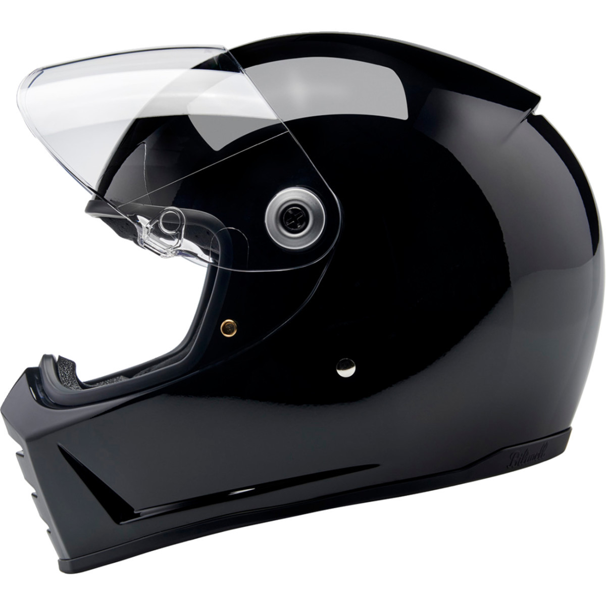 Biltwell #1004-101-504 - Lane Splitter Helmet - Gloss Black - Large