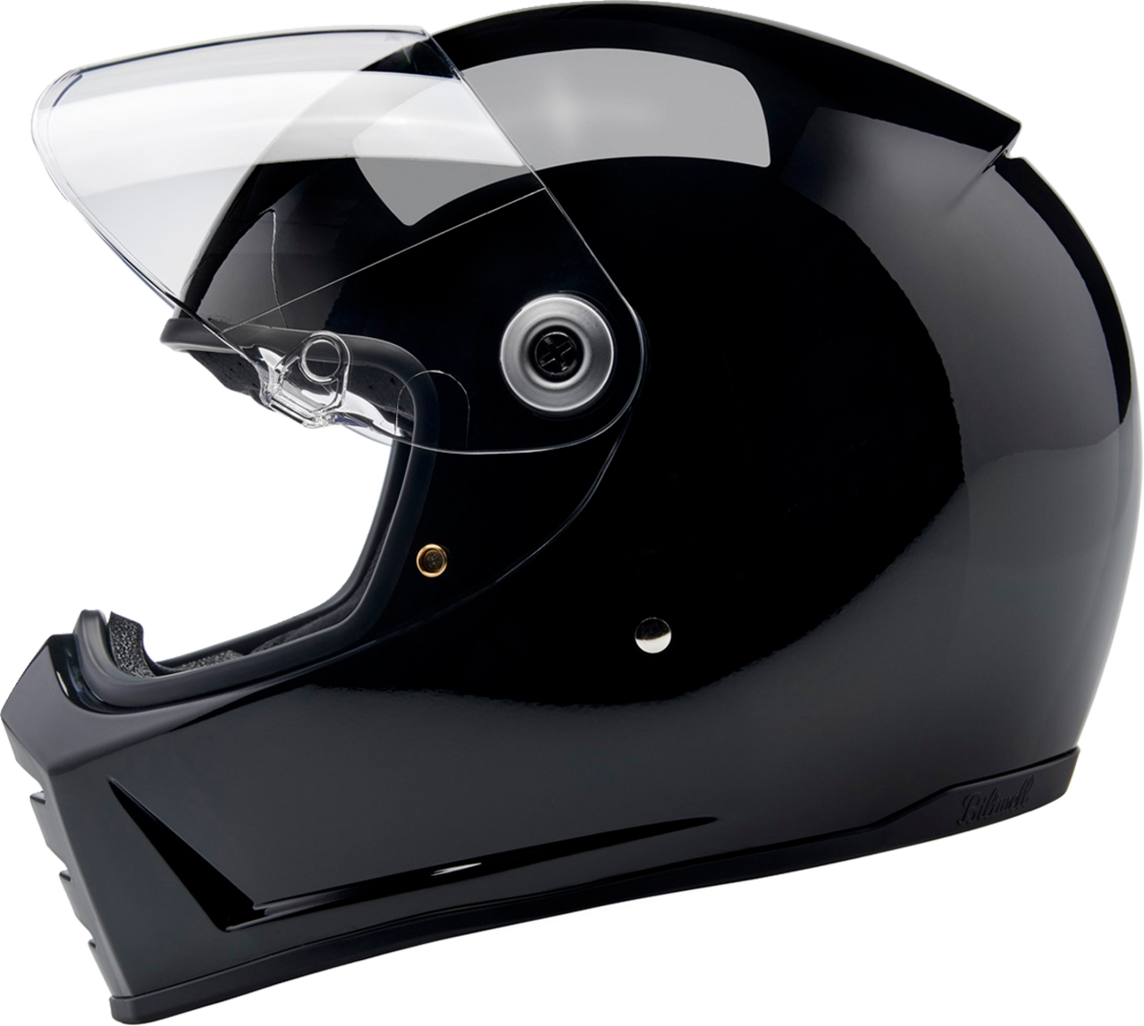 Biltwell #1004-101-506  - Lane Splitter Helmet - Gloss Black - 2XL