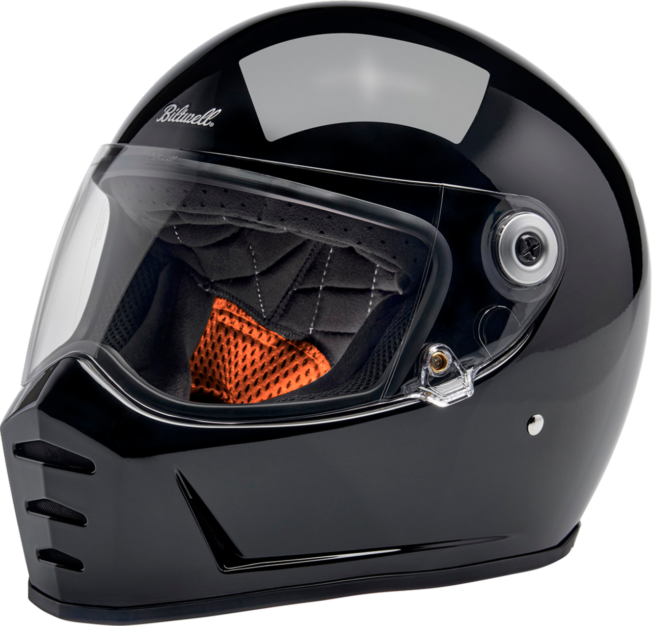 Biltwell #1004-101-506  - Lane Splitter Helmet - Gloss Black - 2XL