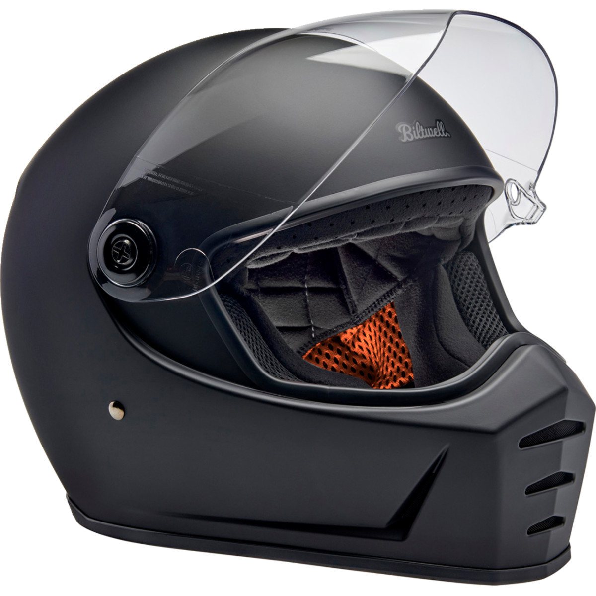 Biltwell #1004-201-502 - Lane Splitter Helmet - Flat Black - Small