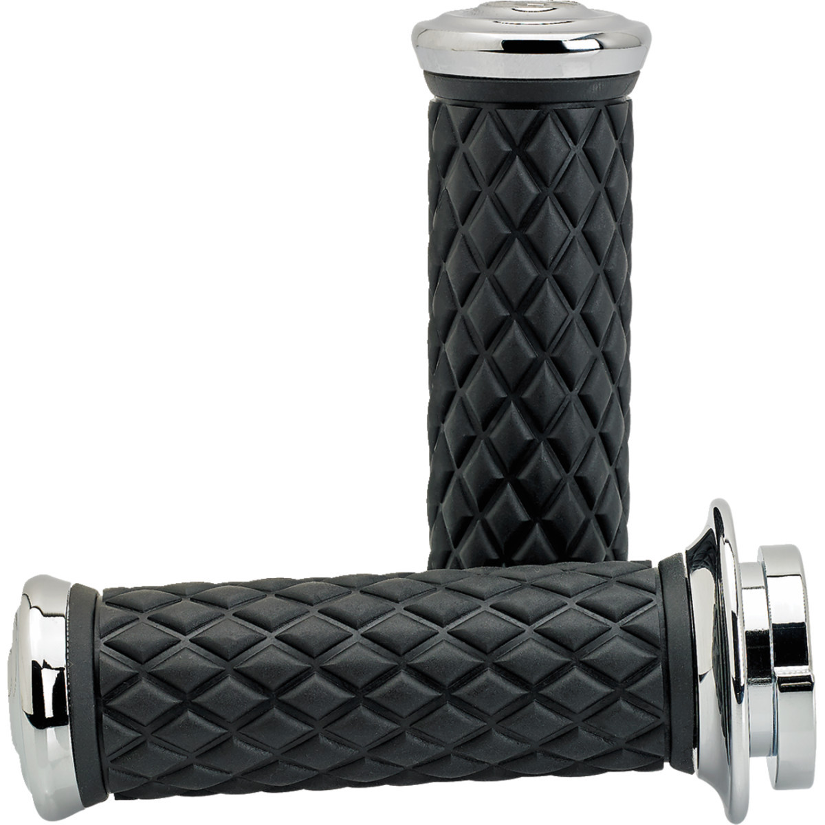 Biltwell #6608-105-01 - Alumicore Grips - TBW - Chrome