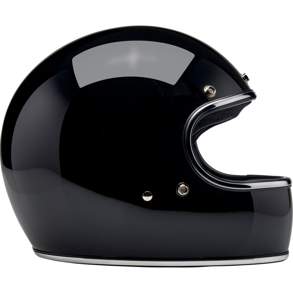 Biltwell #1002-101-502 - Gringo Helmet - Gloss Black - Small