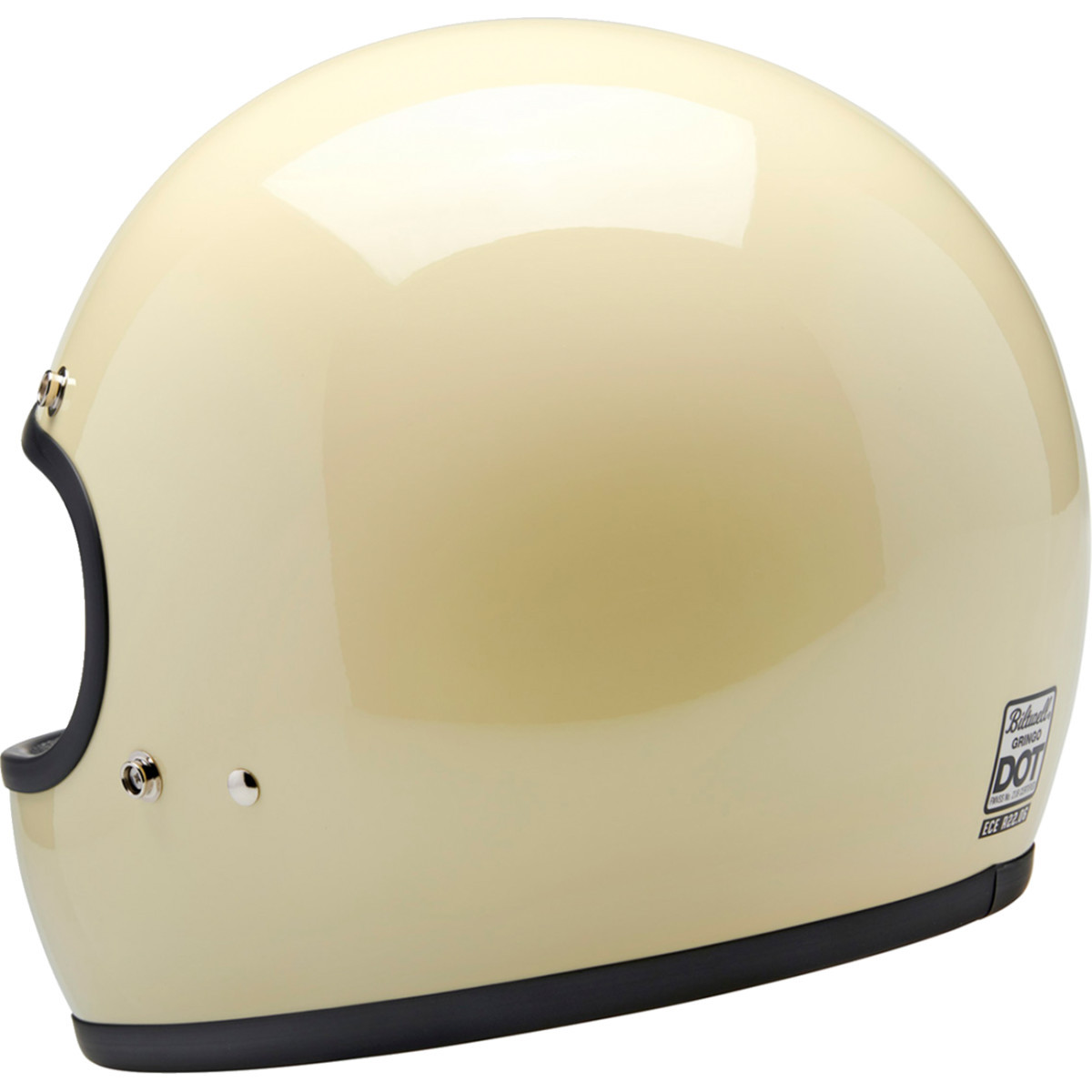 Biltwell #1002-102-503 - Gringo Helmet - Gloss White - Medium