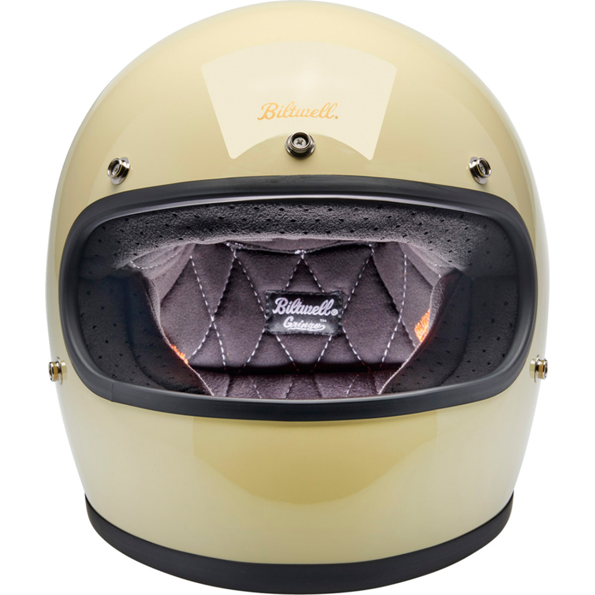 Biltwell #1002-102-503 - Gringo Helmet - Gloss White - Medium