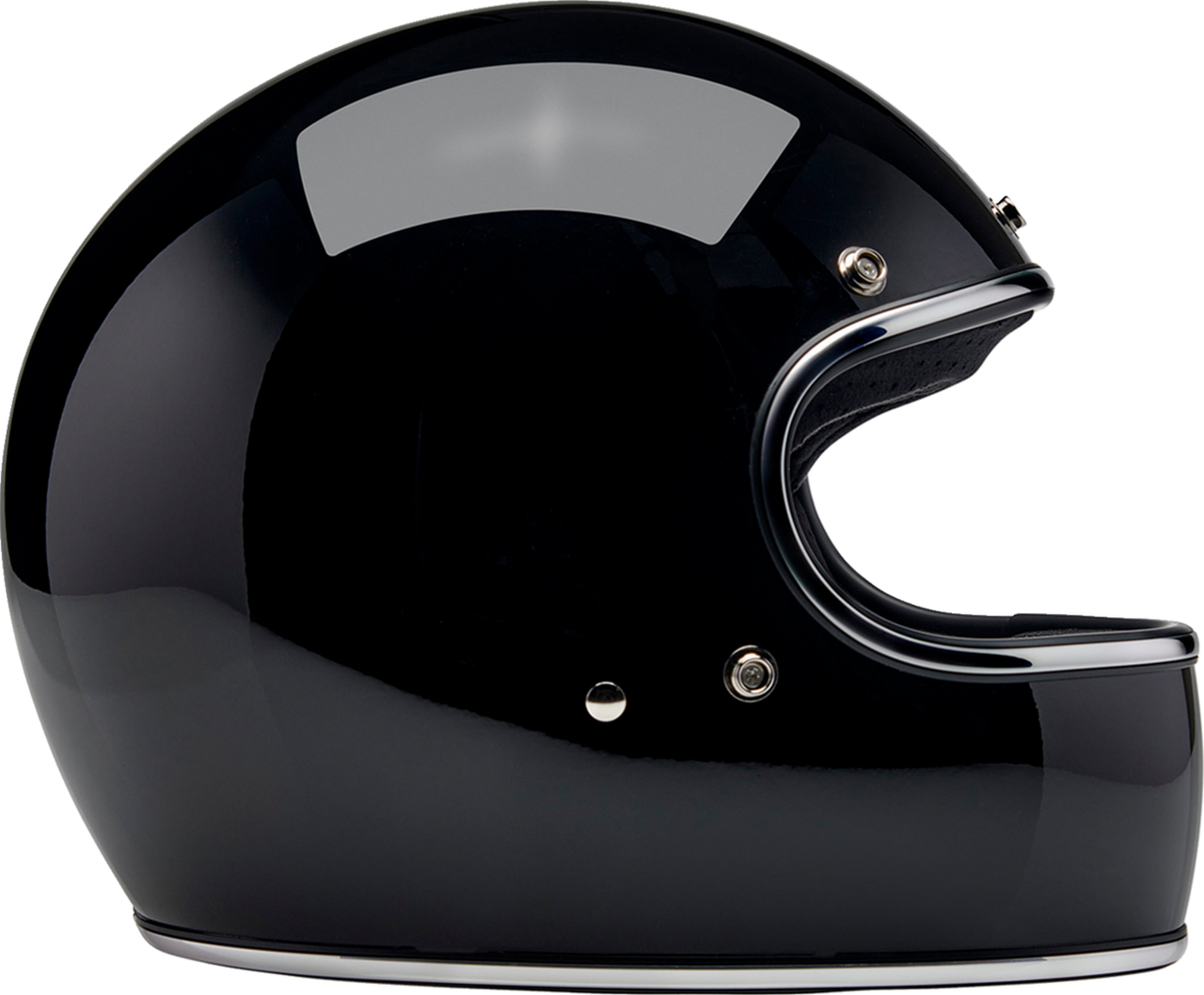 Biltwell #1002-101-505  - Gringo Helmet - Gloss Black - XL
