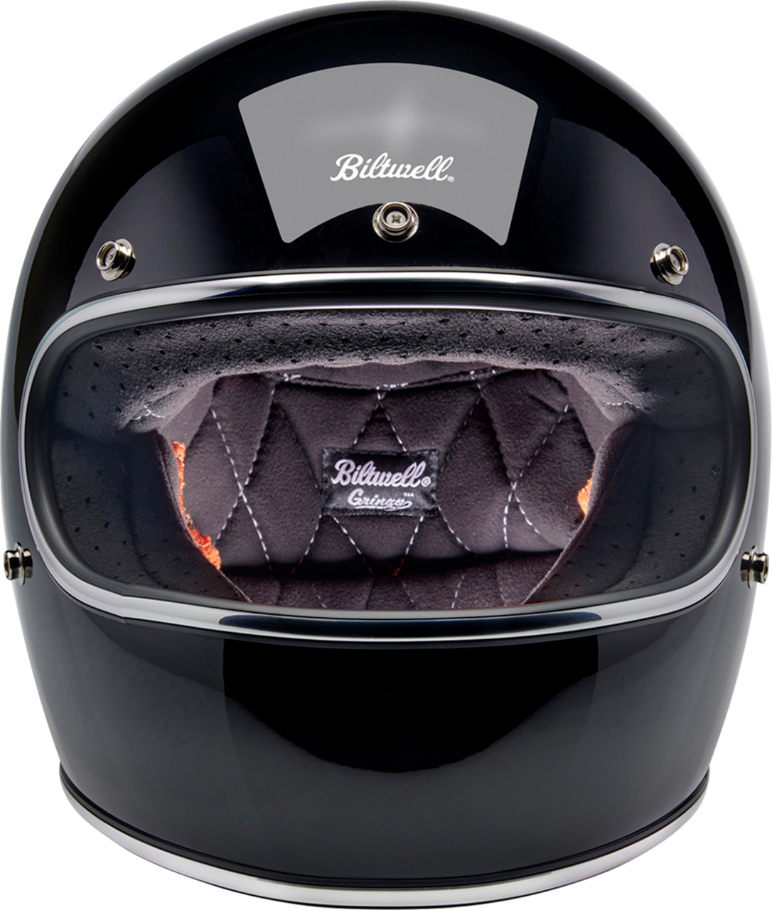 Biltwell #1002-101-505  - Gringo Helmet - Gloss Black - XL