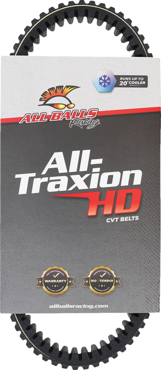 All Balls #25-9001 - All-Traxion HD CVT Belt - Kawasaki/Suzuki