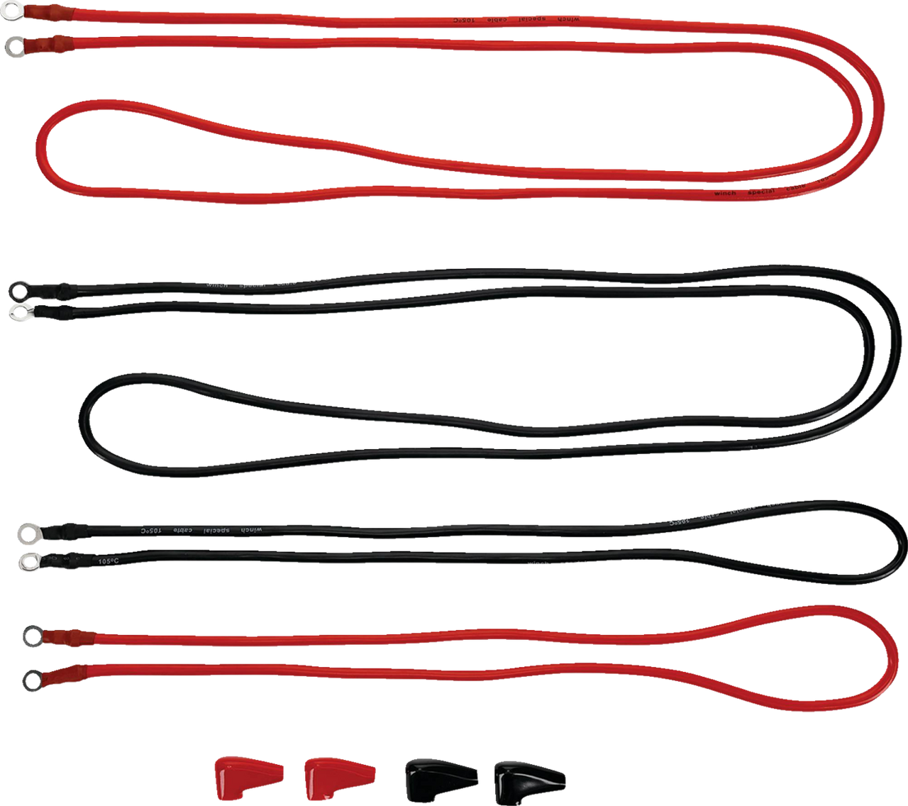All Balls #431-01049 - Electric Cable Kit for Winch - 3500/4500 lb